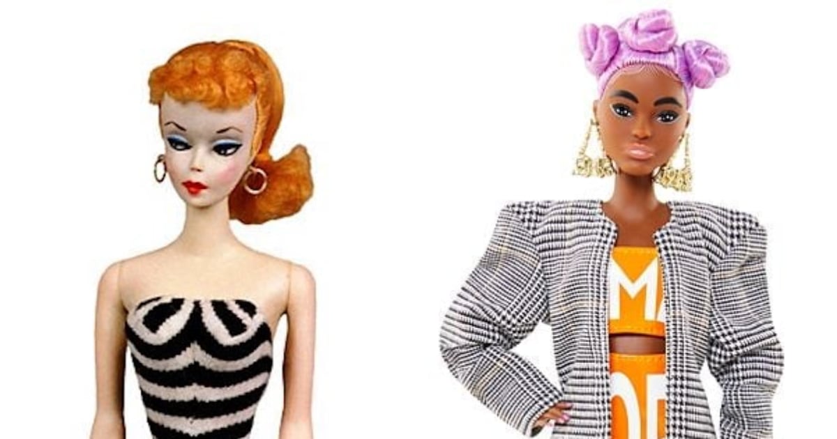 Эволюция красоты Барби с годами