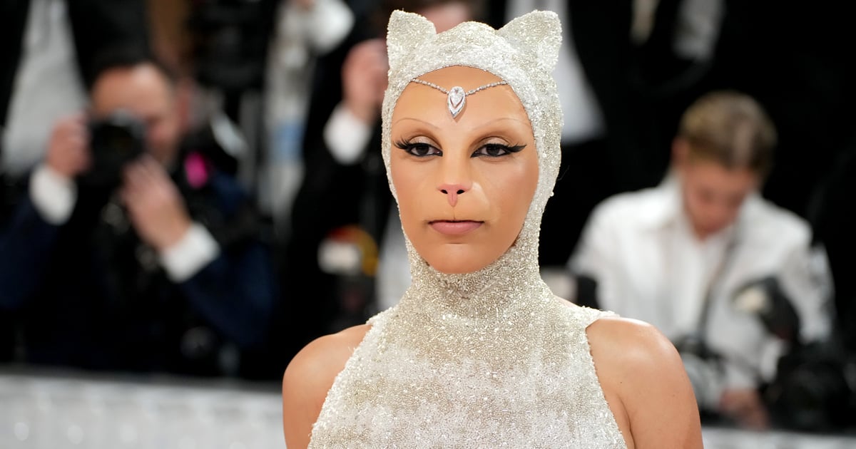 Протезный макияж Doja Cat на Met Gala 2023