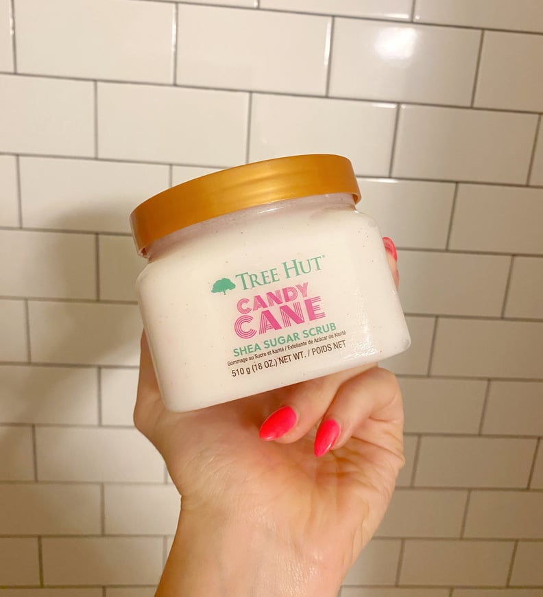 Скраб для тела Tree Hut, обзор скраба для тела Tree Hut Candy Cane Shea Sugar